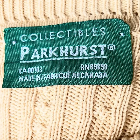 Parkhurst 100% Cotton Turtleneck Sweater, Cornstalk Yellow, Women’s XL - Picture 6 of 9